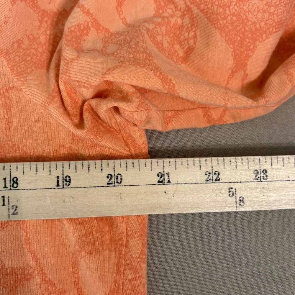 Nike ACG Shirt Womens Size‎ XL Orange Floral Half Sleeve Active FitDry Outdoor